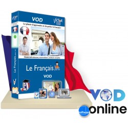 Français pour étranger débutant.intermédiaire et avancé VOD  online
